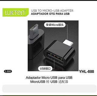 Adaptador OTG V8 para USB