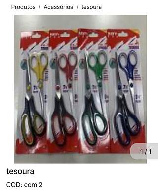 Kit tesoura com 2 peças