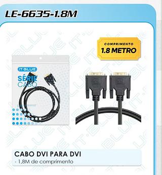 Cabo DVI para DVI