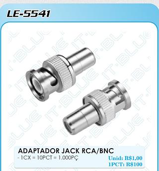 Adaptador JACK RCA/BNC