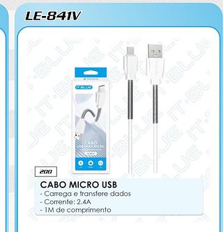 Cabo V8 IT-BLUE(sem garantia