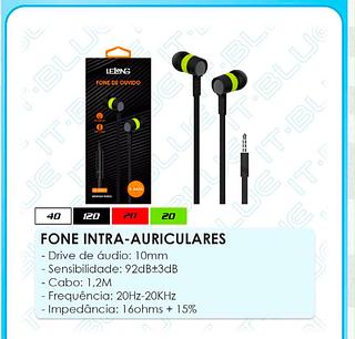 Fone com fio LELONG